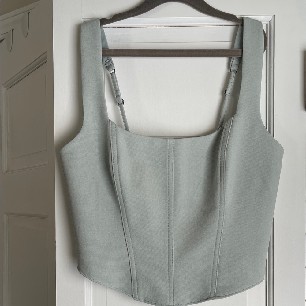 Abercrombie & Fitch Corset Crop Top